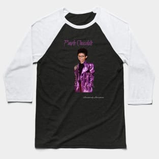 Purple Chocolate Baseball T-Shirt